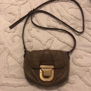 Michael Kors taupe crossbody bag